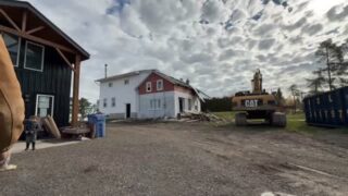 Demo completed at our project in Kawartha Lakes. Excited to see this project come together. It is a beast!! Thank you to our friends at @aplustreeservicesinc for the video!